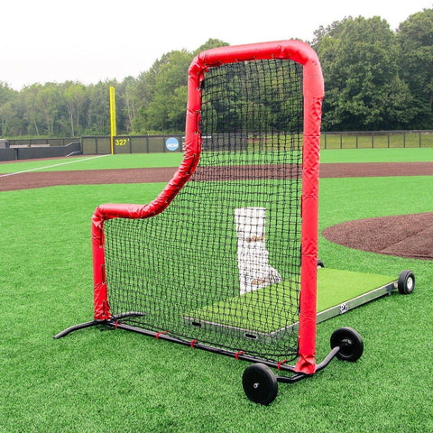 On Deck Sports Sentinel 7 L-Screen w/ Padding & Wheel Kit  W-PS2003-WK