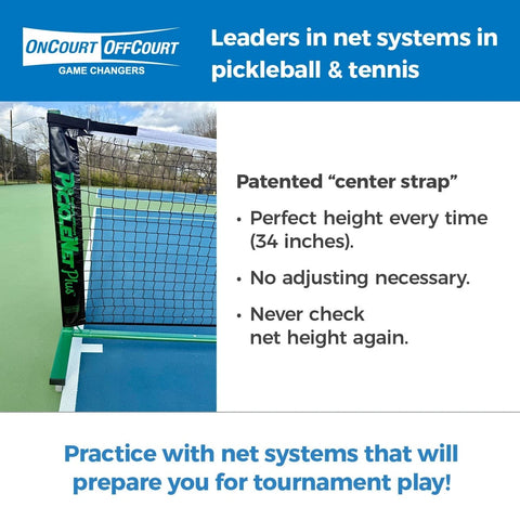 OnCourt OffCourt PickleNet Plus Portable Pickleball Net System TAPNOPL