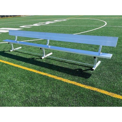 PEVO Aluminum Soccer Team Benches with Backrest