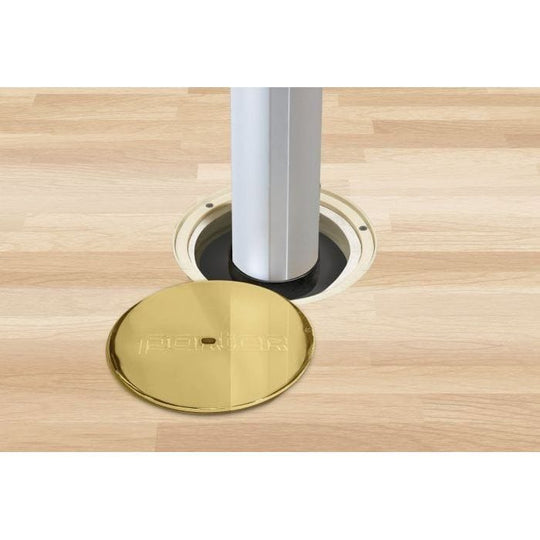 Porter 2-3/8" Dia. Ground Sleeve with Round Cover Plate 00770100