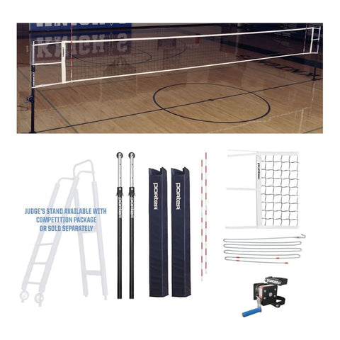 Porter Powr Hybird Volleyball End Standards w/ Pads 1093910