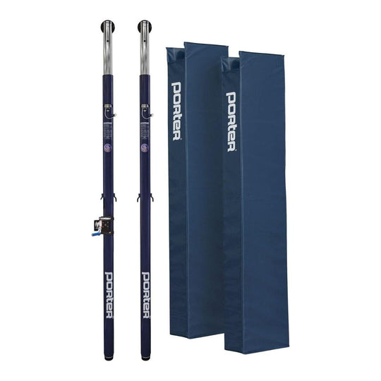 Porter Powr Steel 3" Volleyball End Standards w/ Pads 17919
