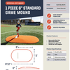 Image of Portolite 6" Baseball Portable Pitching Mound 61071PC