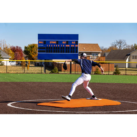 Portolite 6" Oversized Two-Piece Baseball Portable Pitching Mound TPM61252PC