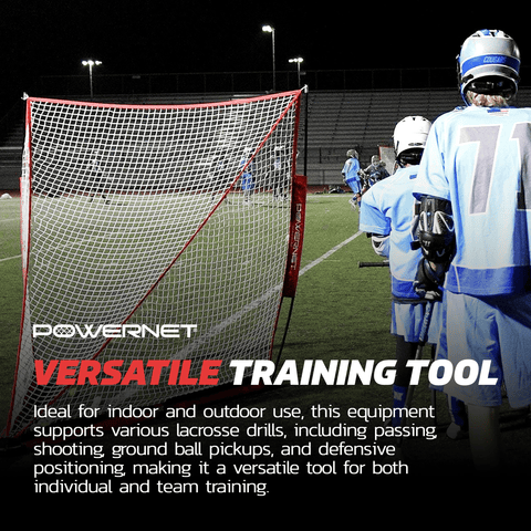 Powernet Portable Lacrosse Goal 4x4 FT Heavy Duty 1200