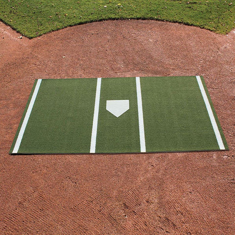 ProMounds 12' X 6' Batting Mat Pro With Inlaid Home Plate