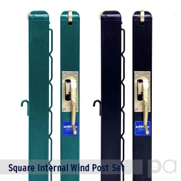 Putterman 3” Square Internal Wind Post Set PROP4 – Pro Sports Equip