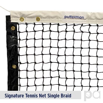 Putterman Signature Tennis Net – Single Braid PRO1351