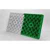 Image of Rogers Low-Profile Flexy Baseball Base Set w/Green Double First Base RFBB-3-DBL-FST-G