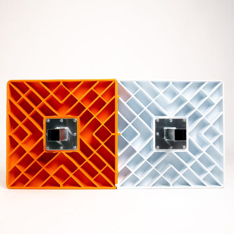 Rogers Pro-Style Base Set w/ Double First Base White/Orange RPSB-2-DBL-FST-OR