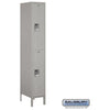 Image of Salsbury 12" Wide Double Tier Standard Metal Locker 12" W x 78" H x 15" D (Unassembled)