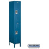 Image of Salsbury 15" Wide Double Tier Standard Metal Locker 15" W x 78" H x 15" (Unassembled)