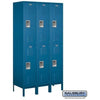 Image of Salsbury 15" Wide Double Tier Standard Metal Locker 45" W x 78" H x 15" D (Unassembled)