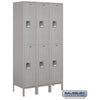 Image of Salsbury 15" Wide Double Tier Standard Metal Locker 45" W x 78" H x 18" D (Unassembled)