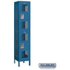 Image of Salsbury 15" Wide Double Tier Vented Metal Locker 15" W x 78" H x 18" D (Unassembled)