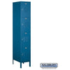 Image of Salsbury 15" Wide Four Tier Standard Metal Locker 15" W x 78" H x 18" D (Unassembled)