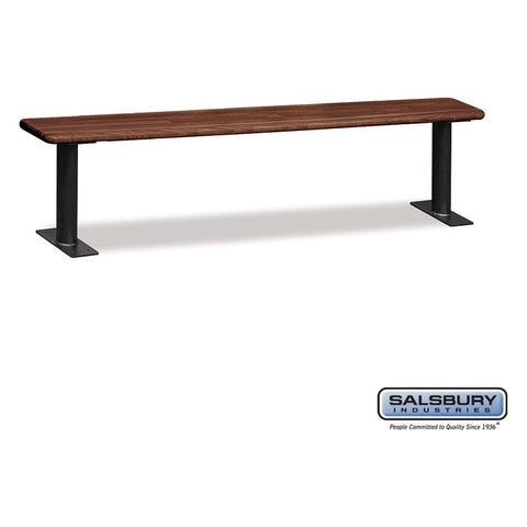 Salsbury Wood Locker Bench (Dark Finish)