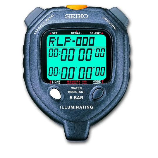 Seiko S058 - LED Light 100 Memory Stopwatch