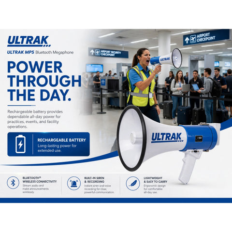 ULTRAK MP-5 Bluetooth Megaphone