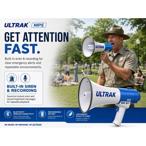 ULTRAK MP-5 Bluetooth Megaphone