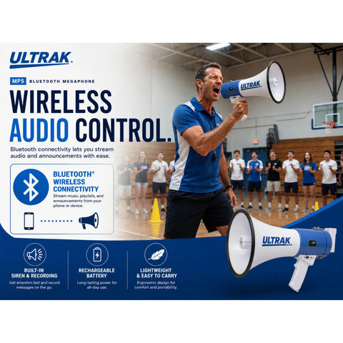 ULTRAK MP-5 Bluetooth Megaphone