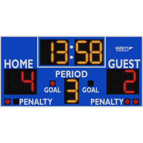 Varsity Scoreboards 1230 Hockey/Lacrosse Indoor Scoreboard