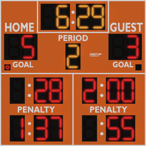 Varsity Scoreboards 1240 Hockey/Lacrosse Indoor Scoreboard
