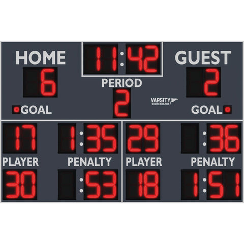 Varsity Scoreboards 1352 Hockey/Lacrosse Outdoor Scoreboard