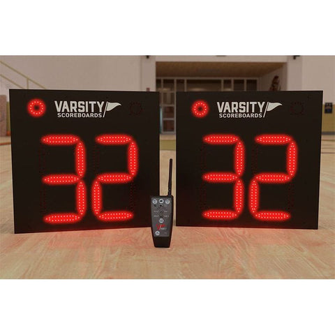 Varsity Scoreboards 2210SA Basketball Shot Clocks with Wireless Controller