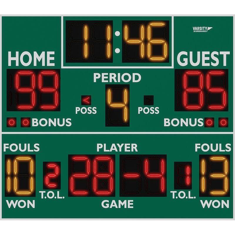 Intrams Scoreboard Varsity Scoreboards 2240 Indoor Multi-Sport Scoreboard – Pro Sports Equip