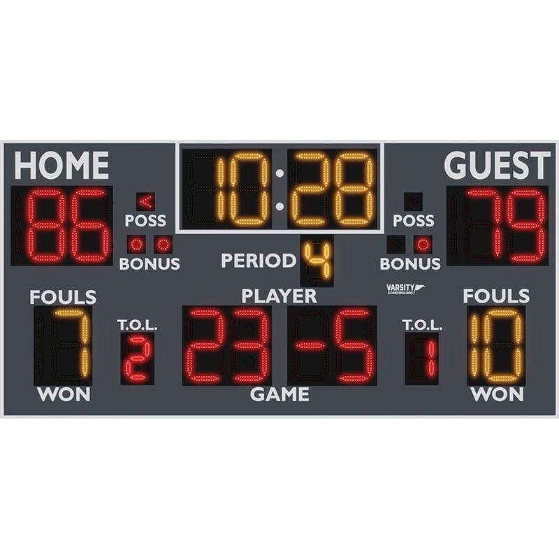 Varsity Scoreboards 2248 Indoor Multi-Sport Scoreboard – Pro Sports Equip