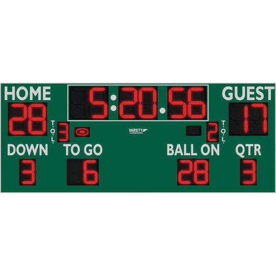 Varsity Scoreboards 7520 Football Scoreboard 20′ x 8′ x 8″
