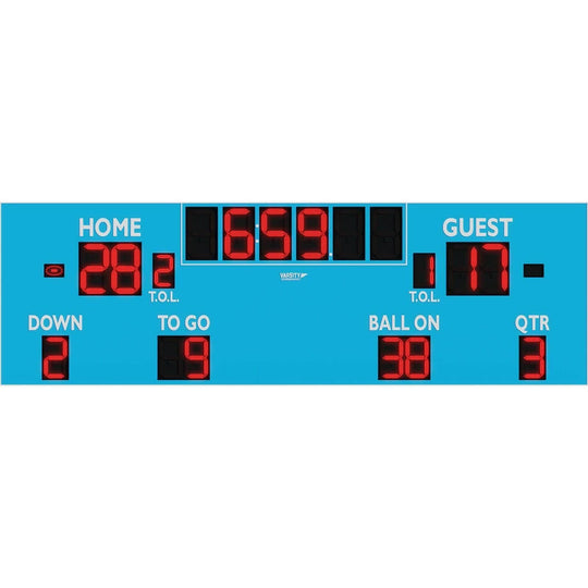 Varsity Scoreboards 7532 Football Scoreboard 32′ x 10′ x 8″
