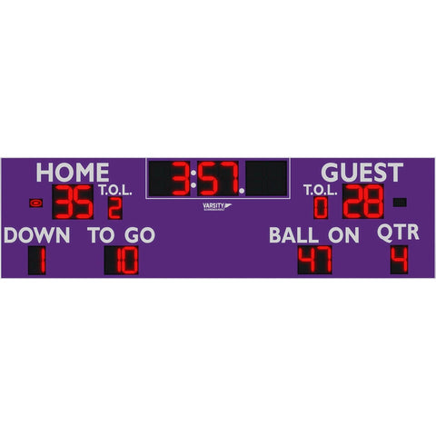 Varsity Scoreboards 7536 Football Scoreboard 36′ x 10′ x 8″