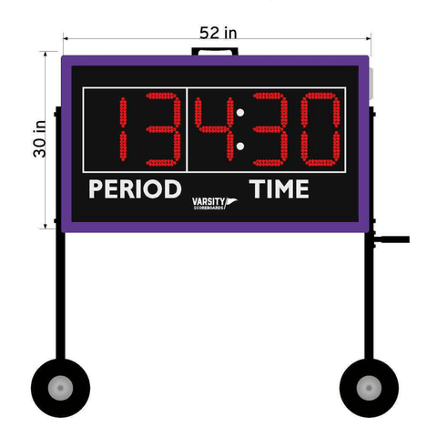 Varsity Scoreboards FB-15 Football Segment Timer w/ Wheel Kit
