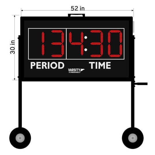Varsity Scoreboards FB-15 Football Segment Timer w/ Wheel Kit
