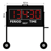 Image of Varsity Scoreboards FB-15 Football Segment Timer w/ Wheel Kit