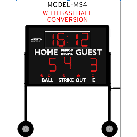 Varsity Scoreboards MS-4 Portable Multi-Sport Scoreboard