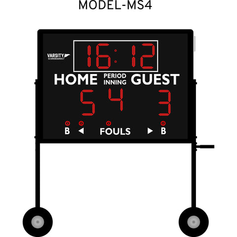 Varsity Scoreboards MS-4 Portable Multi-Sport Scoreboard