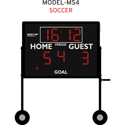 Varsity Scoreboards MS-4 Portable Multi-Sport Scoreboard