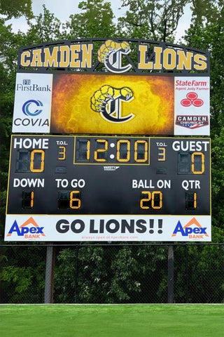 Varsity Scoreboards Outdoor LED Video Display Boards (12'x6')