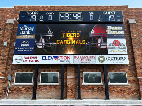 Varsity Scoreboards Outdoor LED Video Display Boards (12'x6')