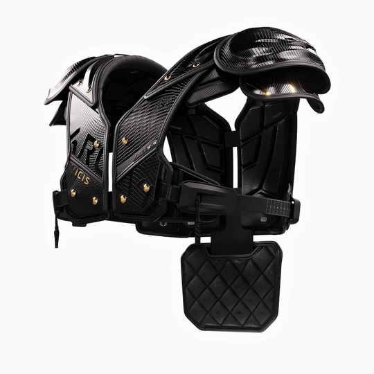 Vicis ARC_V1 Elite Football Shoulder Pads with Attached Back Pad - Trench