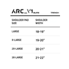 Image of Vicis ARC_V1 Elite Football Shoulder Pads with Attached Back Pad - Trench