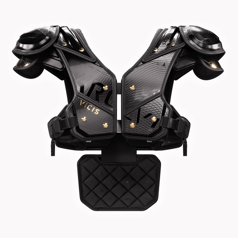 Vicis ARC_V1 Elite Football Shoulder Pads with Attached Back Pad - Trench