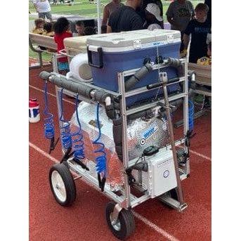 Wheelin Water WTH35 Team Trainer (35 GALLON) Water Hydration Cart