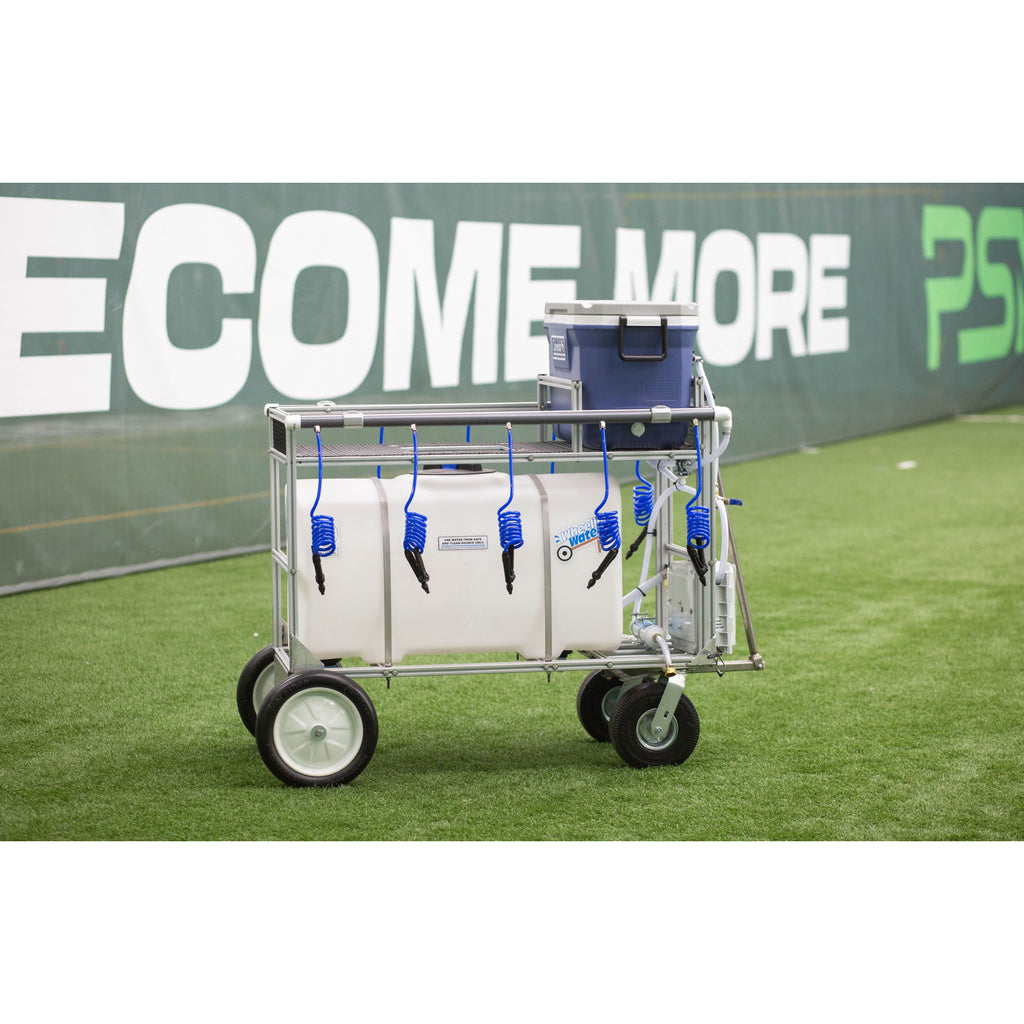 Water Rides Cart Wheelin Water WTH50 Team Manager (50 GALLON) Water Hydration Cart – Pro ...