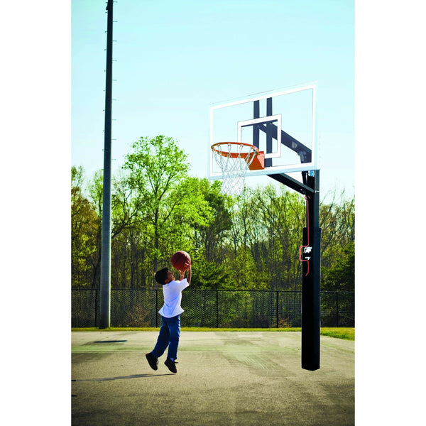 Bison 36″ x 54″ ZipCrank Adjustable Outdoor Basketball Hoop PR94UZC