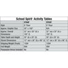 Image of Bison 8′ School Spirit Folding Activity Table ST84F