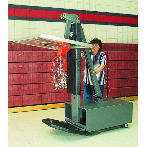 Bison Club Court Fiberglass Adjustable Portable Basketball Hoop BA832